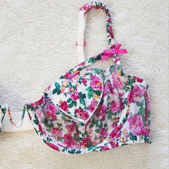 New!For Love and Lemons Heart Bloom Underwire Bra - Picture 7 of 13